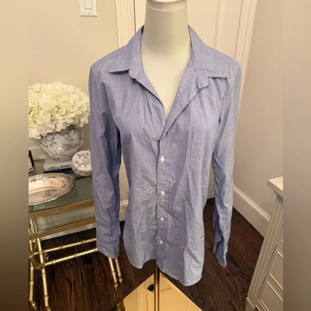 Frank & Eileen BARRY BUTTON DOWN SHIRT - BLUE STRIPE/MINI HEART
LL16